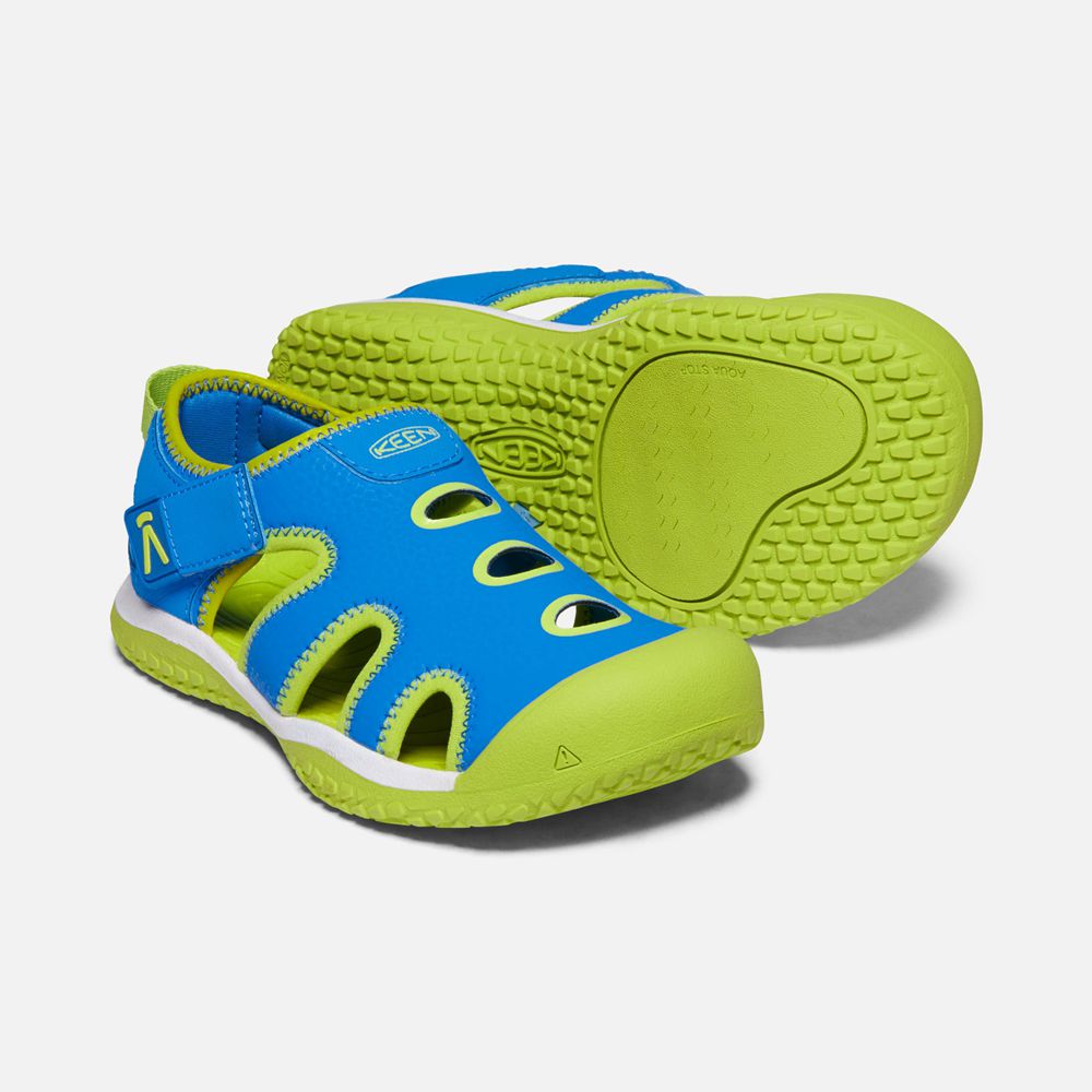 Sandalias Keen Mexico Azules/Verdes - Niños Stingray - KR2149673